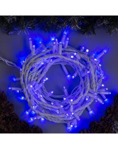 Новогодняя гирлянда Нить 100 LED 10м синий 3584112 Luazon
