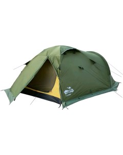 Палатка Mountain 3 V2 зеленый TRT 23G Tramp