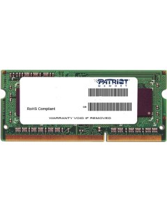Оперативная память Signature Line 4GB DDR3 SODIMM PC3 12800 PSD34G160081S Patriot