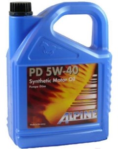 Моторное масло PD Pumpe Duse 5W40 4л 0100169 Alpine