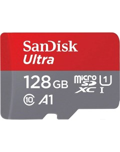 Карта памяти microSD 128GB microSDXC Class 10 Ultra UHS I U1 A1 120MB s SDSQUA4 128G GN6MN Sandisk