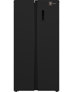 Холодильник WSBS 600 XB NoFrost Inverter Черная сталь 430810 Weissgauff