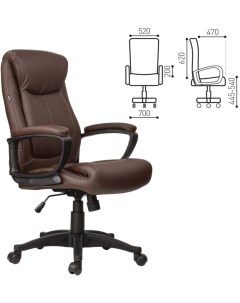 Офисное кресло Enter EX 511 коричневый 531163 Brabix