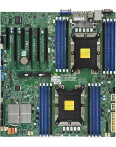 Материнская плата MB for 2x Intel Xeon LGA 3647 10G LAN NVMe Omnipath Support BULK OK MBD X11DPI NT  Supermicro
