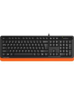 Клавиатура Fstyler USB черный оранжевый FKS10 ORANGE A4tech