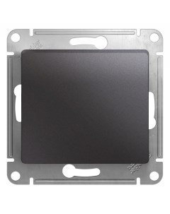 Графит Переключатель 1-кл. (без рамки) GSL001361 Glossa