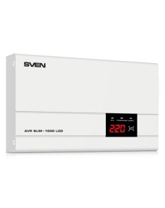 Стабилизатор напряжения AVR SLIM 1000 LCD Sven