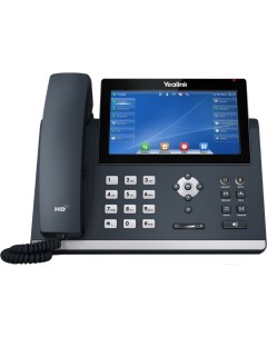 Проводной телефон SIP T48U черный Yealink