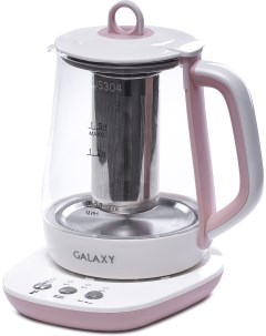 Электрочайник GL0591 стекло розовый Galaxy