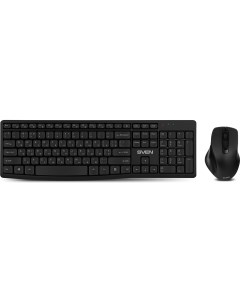 Набор клавиатура и мышь KB C3500W черный SV 021108 Sven