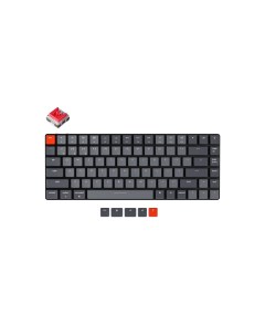 Беспроводная клавиатура Keychron K3 Grey, White Led, Hot-Swap, Keychron Optical Red Switch, RU (K3-D1-RU)