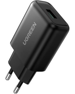 Сетевое зарядное устройство UGREEN CD122-70273, 1 USB-A, QC 3.0 18W, Black Ugreen