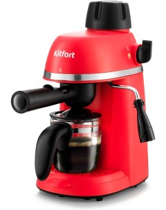 Кофеварка КТ 760 1 красный черный Kitfort