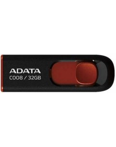 USB Flash C008 Black Red 32 Гб AC008 32G RKD A-data