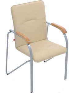 Офисное кресло Самба BOX4 DO 122 Орех 1031 CH кремовый Фабрикант