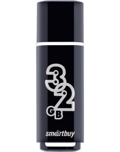 USB Flash Smart Buy Glossy Black 32GB SB32GBGS K Smartbuy