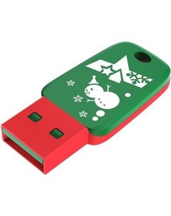 USB Flash накопитель U197 64GB Christmas Mini NT03U197N 064G 20RG Netac