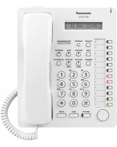 Проводной телефон KX AT7730RU белый Panasonic