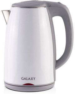 Электрочайник GL 0307 белый серый ГЛ0307БЛ Galaxy