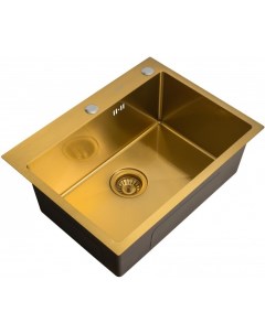 Кухонная мойка Eco AR 600х500 Golden PVD Nano Arfeka