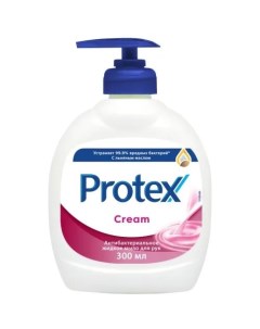 Мыло жидкое антибактериальное для рук Cream 300мл Protex