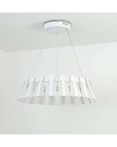 Подвесной светодиодный светильник beauty v2410 pl белый 200 см Moderli