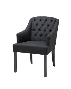 Кресло черный 56x86x60 см To4rooms