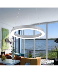 Подвесной светодиодный светильник bona v1750 pl белый 1200 см Moderli