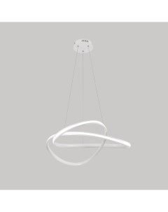Подвесной светодиодный светильник tiara v2791 pl белый 1000 см Moderli