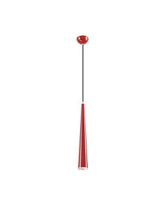 Подвесной светодиодный светильник epoch v2354 pl красный 350 см Moderli