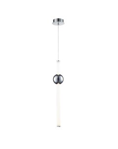 Подвесной светодиодный светильник greniya lh8023 1pb cr wt серебристый 600 см Lumien hall