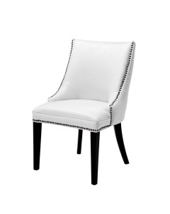 Обеденный стул белый 56x92x65 см To4rooms