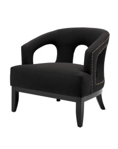 Кресло черный 80x79x76 см To4rooms