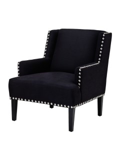 Клубное кресло черный 74x89x80 см To4rooms