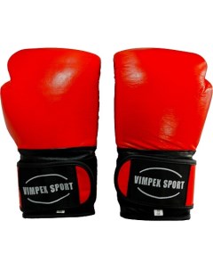 Боксерские перчатки 3034 2022 12 OZ без надписей красный Vimpex sport