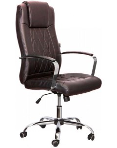 Офисное кресло Teodor Chrome Eco коричневый Седия