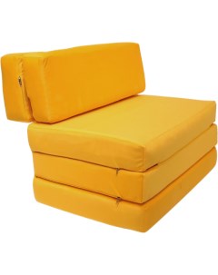 Бескаркасный диван Лайн Veluto Lux 40 велюр желтый Byroom