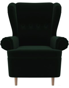 Кресло Лига Диванов Торин велюр зеленый 100923 Mebelico