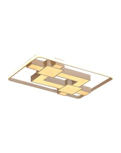 Потолочный светодиодный светильник brass v1053 cl белый 800x100 см Moderli