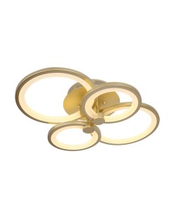 Потолочная светодиодная люстра oliver 2073 03 04c золотой 550x140 см Stilfort