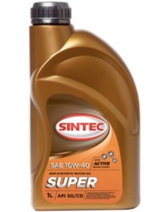 Моторное масло Супер 10W40 SG CD 801893 Sintec