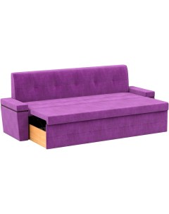 Кухонный диван я Деметра 44 микровельвет фиолетовый Mebelico