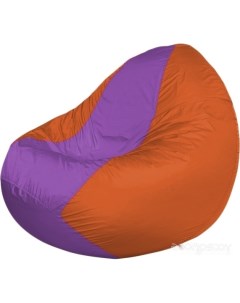Кресло мешок кресло Classic К2 1 158 сиреневый оранжевый Flagman
