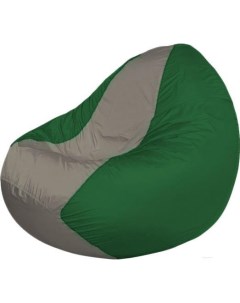 Кресло мешок кресло Classic К2 1 61 серый зеленый Flagman