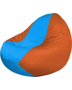 Кресло мешок кресло Classic К2 1 156 голубой оранжевый Flagman