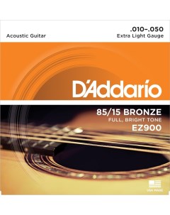 Струны для акустической гитары EZ900 10 50 D'addario