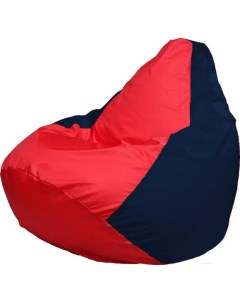 Кресло мешок Груша Супер Мега красный темно синий Г5 1 234 Flagman