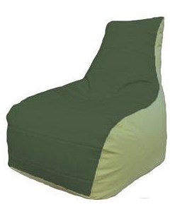Кресло мешок Бумеранг зеленый оливковый Б1 3 13 Flagman
