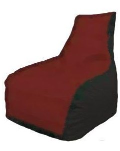 Кресло мешок Бумеранг красный черный Б1 3 30 Flagman