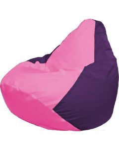 Кресло мешок Груша Супер Мега розовый фиолетовый Г5 1 191 Flagman